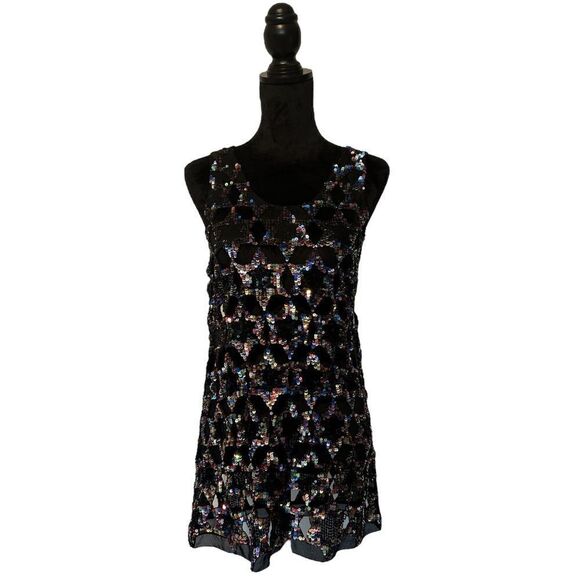 Givenchy Star-Embellished Cocktail Tank Dress in Black US 6/8 NWT - Picture 2 of 16